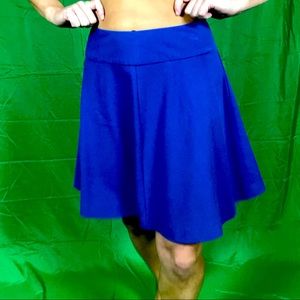 Royal Blue Flowy Skirt